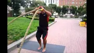 Combine 360 Challenge Battle Rope Jumping Jacks - (IGNITE Dynamic Training)