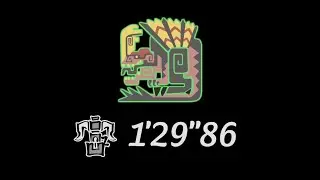 MHW:IB | Anjanath HBG Solo 1'29