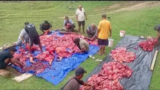 Punglwa village celebrating kopwa ngi festival 