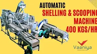 AUTOMATIC CASHEW NUT CUTTING AND SCOOPING MACHINE BIG CAPACITY VAANIYA MACHINERY PVT LTD VIETNAM