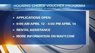 Applications open for Norfolk rental assistance program