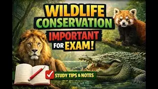 Wildlife Conservation For Endangered Animals | Lion, Crocodile and Red-Panda.