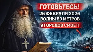 Старец Варсанофий ПРЕДУПРЕДИЛ — ЭТИ 9 городов СМОЕТ 26 февраля 2026 года?!