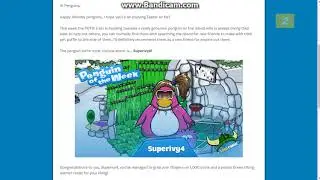 Club Penguin Rewritten Сообщество выпуск №98 (22 апреля 2019 г.)
