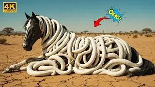 Animal Rescue Story: Saving an Horse Covered in Millions of Snakes | Wildlife Rescue