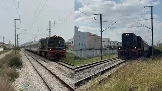 DM 265 Leading Passenger train From Tunis To Sousse and back from Sousse To Tunis 🇹🇳