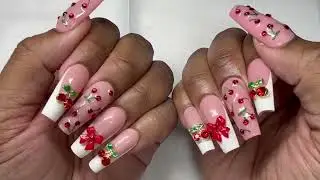 Trying Tipex Instant Apex Nails from Amazon | Cherry PRESS ON Nails