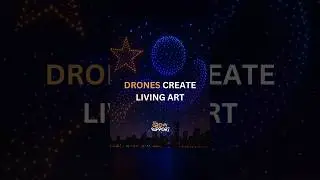 Spectacular Drone Show Lights Up the Sky 🌌✨ #dronevideo #ai #technology #businessgrowsupport