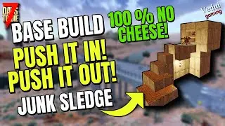 100 % NO CHEESE BASE BUILD | The Wizard's JUNK SLEDGE TOWER!  | 7 Days To Die @Vedui42
