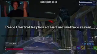 Peace Control on keyboard and mouse/face reveal...