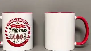 11oz 380ml Christmas Ceramic Mug offer custom logo