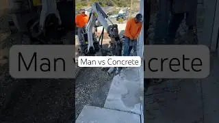 Concrete demolition  #construction #concrete #concrete #landscaping #diy