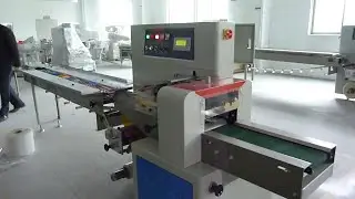 Pillow packaging machine Multi-pen packaging demonstration 枕式包裝機 多支筆包裝示範
