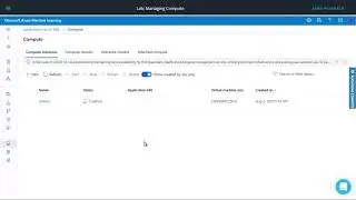 how to managing compute in azure | machine learning clusters