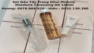 Set Dầu Tẩy Trang Ohui Miracle Moisture Cleansing Oil 150ml