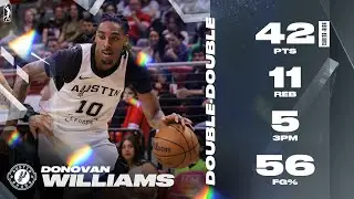Donovan Williams IS A BUCKET Scoring 42 PTS Off The Bench