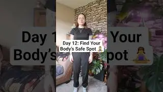 31-Day #NervousSystemReset | Day 12: Find Your Body&rsquo;s Safe Spot 🧘&zwj;♀️ #Shorts
