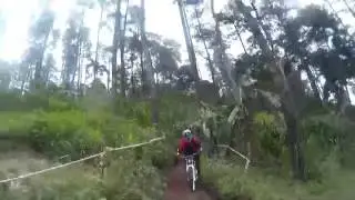 Pacet downhill trails, East Java, Indonesia