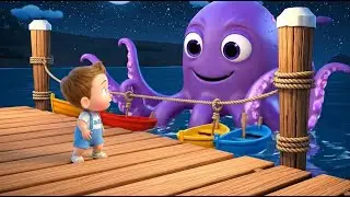 Monster March Is Falling Down | Baby Zuzu Kids Song