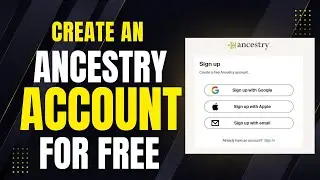 How To Create An Ancestry Account For Free - Ancestry Free Trial #ancestry