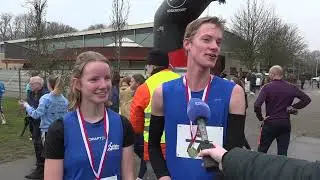 Bloemerdcross: hardlopen door de Leiderdorpse blubber