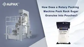 How Does a Rotary Packing Machine Pack Rock Sugar Granules into Pouches?