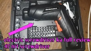 How to Use 3.6V Rechargeable Cordless Electric Screwdriver - Low Cost LONGSA47 Toolkits🪛⚡