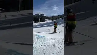 First front swap on skis!! 🎿 #ski