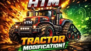 HTM Tractor Modification Challenge | Very Hard Challenge First On Allover YouTube 😲😎 | JSR_GAMER 