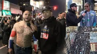 MILES DE DOMINICANOS PROSTESTAN EN NUEVA YORK POR LAS ELECCIONES De Rep Dom .