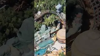 Donkey Kong &ldquo;track-jumping&rdquo; coaster testing at Epic Universe (🎥: @bioreconstruct )
