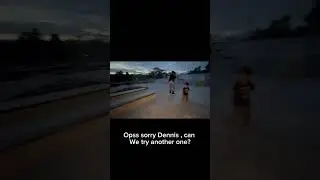 Skating Progress While My Bro Rushes to send His Kid home😂 feel comfortable riding my Mesmer skate
