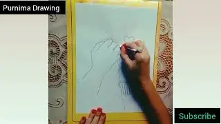 Couple Holding Hands Drawing - pencil sketch / Drawing tutorial easy - Romantic Couple Holding Hands