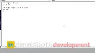 SolidWorks APIs 1: Enforcing Variable Declaration Option Explicit in VBA