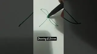 Learn To Draw Scissors  @simpleartug #shorts #youtubeshorts #howtodrawascissor #simpleartug