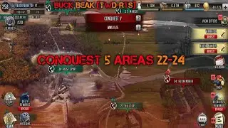 The Walking Dead Road to Survival Conquest 5 Areas 22-24