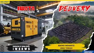 DELIVERY IWATA HEAVY DUTY GENERATOR SET 68KW/85KVA IW68WS UNTUK BAPAK WIHARTO - JAWA TENGAH
