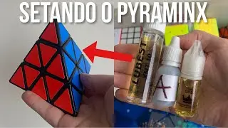 Como lubrificar e ajustar um Pyraminx! (+ideia de mod)