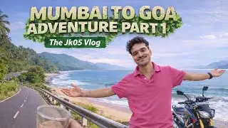 Mumbai To Goa Bike Ride Adventure | NH66 Coastal Ride 🌊🏍️ | Part 1 | The JK 05 Vlog