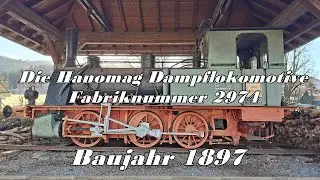 Hanomag Dampflokomotive - Industriedenkmal in Zell am Harmersbach #4k