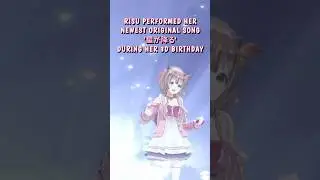 Risu Performed Her New Original Song '星が降る' During Her 2026 3D Birthday Performance