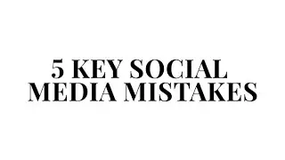 Stop Wasting Money: 5 Social Media Mistakes to Avoid in 2025 🚫💸