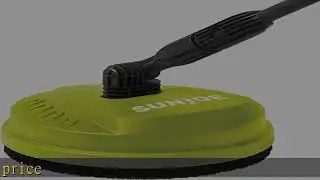 Sun Joe SPX-PCA10 10-Inch Patio Cleaning Attachment for SPX Pressure Washer, Green/Black