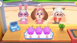 Panda Sells Food with Baby Bus 🚌🐼🍔🍬 | Burger & Candy Fun | Kids Cartoon 