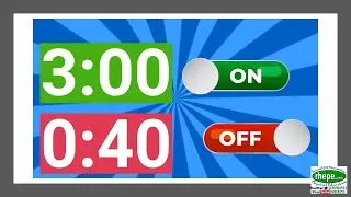 Group Activity Timer: 3 Minutes ON / 40 Seconds OFF