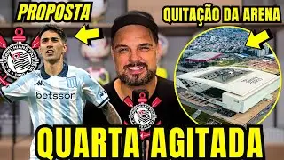 🛑URGENTE🛑CORINTHIANS FAZ PROPOSTA PARA ATACANTE DO RACING! QUITAÇÃO DA ARENA! ANGILERI DE VOLTA! 