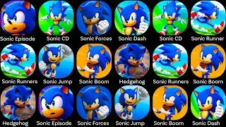 Sonic Dash vs Sonic Forces Gameplay | Sonic CD,Sonic Episode,Sonic Boom,Sonic Forces,Sonic Jump