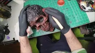 Using metallic wax, similar to Rub'n'Buff #paintingtutorial
