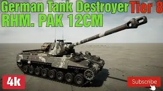 Tier 8 RHM. PAK 12CM Sprocket German Tank Destroyer Tech Tree