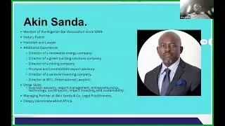202nd Turnkey Online Networking B2B & Doing Business in Nigeria Webinar by Lawyer Mr. Akın Sanda